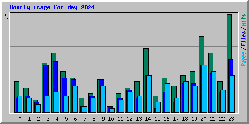 Hourly usage for May 2024